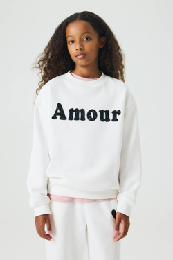 H&M Толстовка с принтом, белый