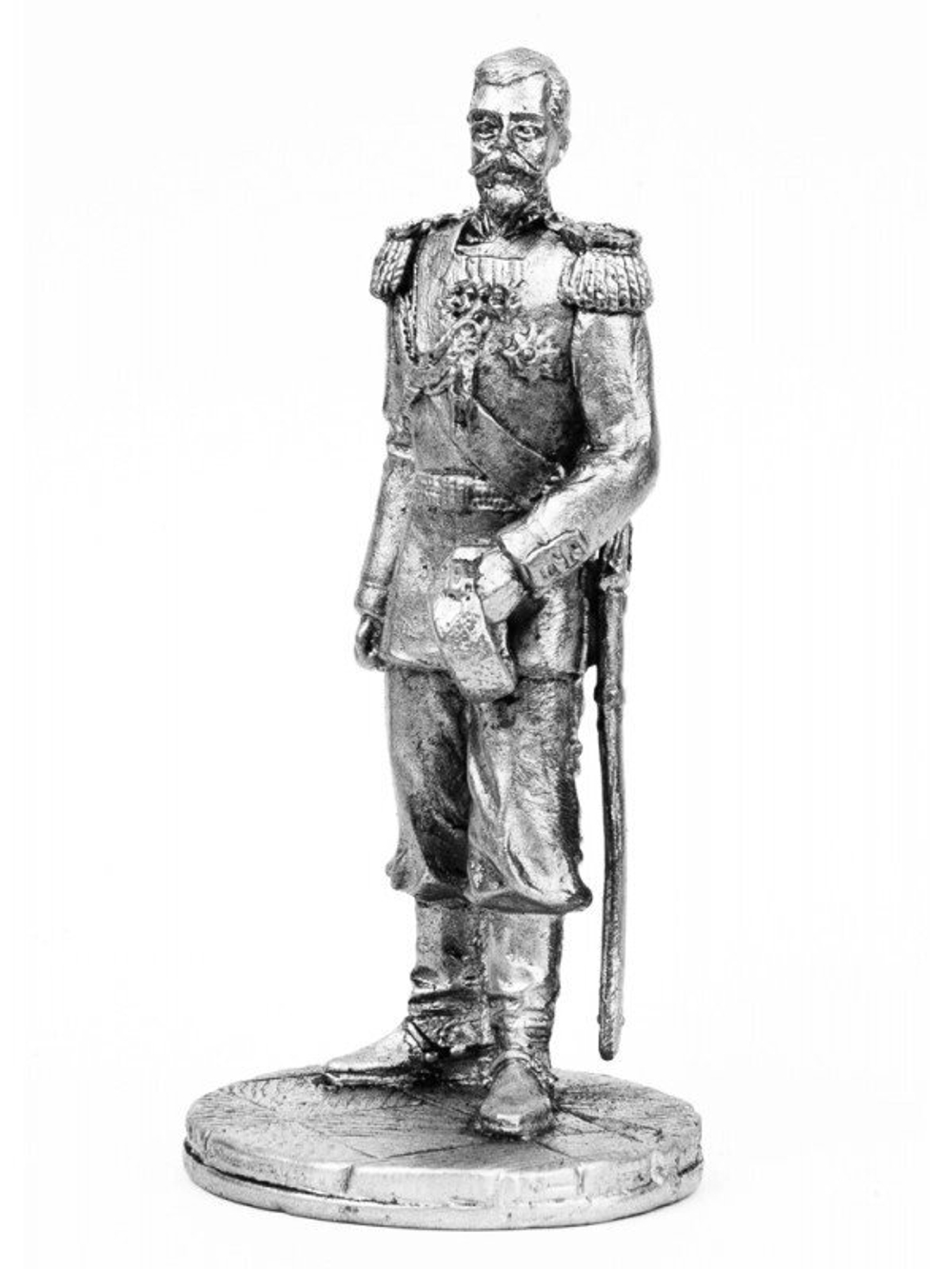 Оловянная фигура Николай 2 в парадном мундире 1896 г.