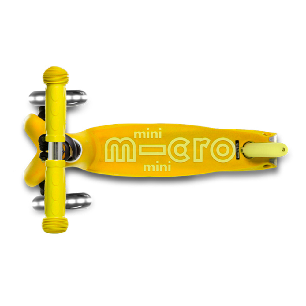 Mini Micro Deluxe Желтый LED светящиеся колеса