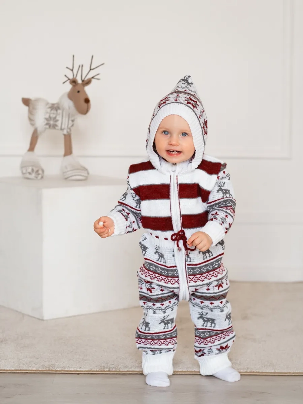 Комбинезон вязаный