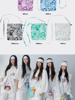Альбом NewJeans - Supernatural Single Album NJ X MURAKAMI Cross Bag RANDOM Version