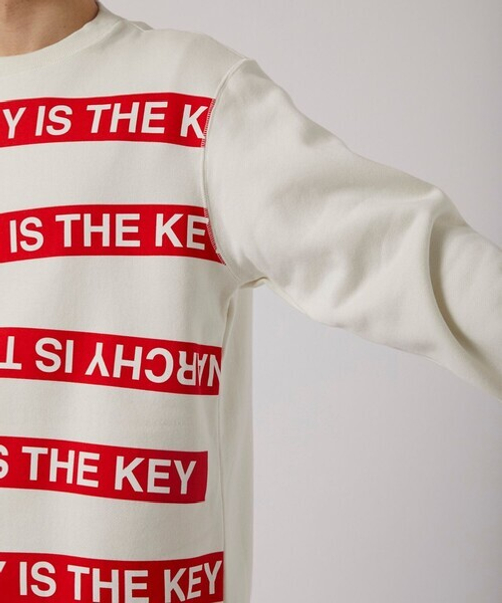 UNDERCOVER СВИТШОТ БЕЛЫЙ ANARCHY