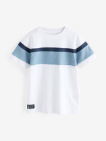 Футболка для мальчика Next E45-681, Белый, Синий
