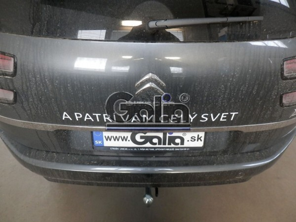 Фаркоп оцинкованный Galia C068A для Citroen C4 Picasso, C4 Grand Picasso 2013-, Peugeot 308 хетчбек, универсал 2013-(паспорт и сертификат в комплекте)(без электрики)