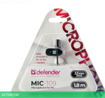 Микрофон Defender MIC-109 Black (64109)