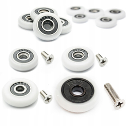 Колесика для ролика душевой кабины разные диаметры