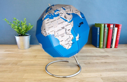 3D пазл глобус раскраска ТамТут