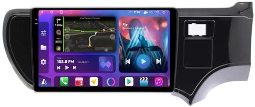 Магнитола для Toyota Aqua 2011-2021 - FarCar BM9-2K-9530 монитор 9.5" 2K QLED на Android 14, Быстрая, CarPlay, 4G SIM-слот