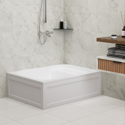 Душевой поддон прямоугольный RGW BC/L (с сиденьем) (800x1200)