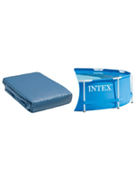 Чаша для каркасного бассейна 457 см Intex 10098, сменный лайнер Prism Frame (светло-синий)