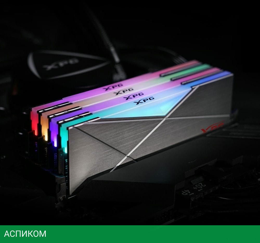 Оперативная память A-Data XPG Spectrix D50 RGB 8GB DDR4 PC4-25600 (AX4U32008G16A-ST50)