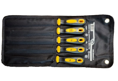 Набор напильников 3 пред. 200мм №2(плоский, круглый, треугольный) БМ