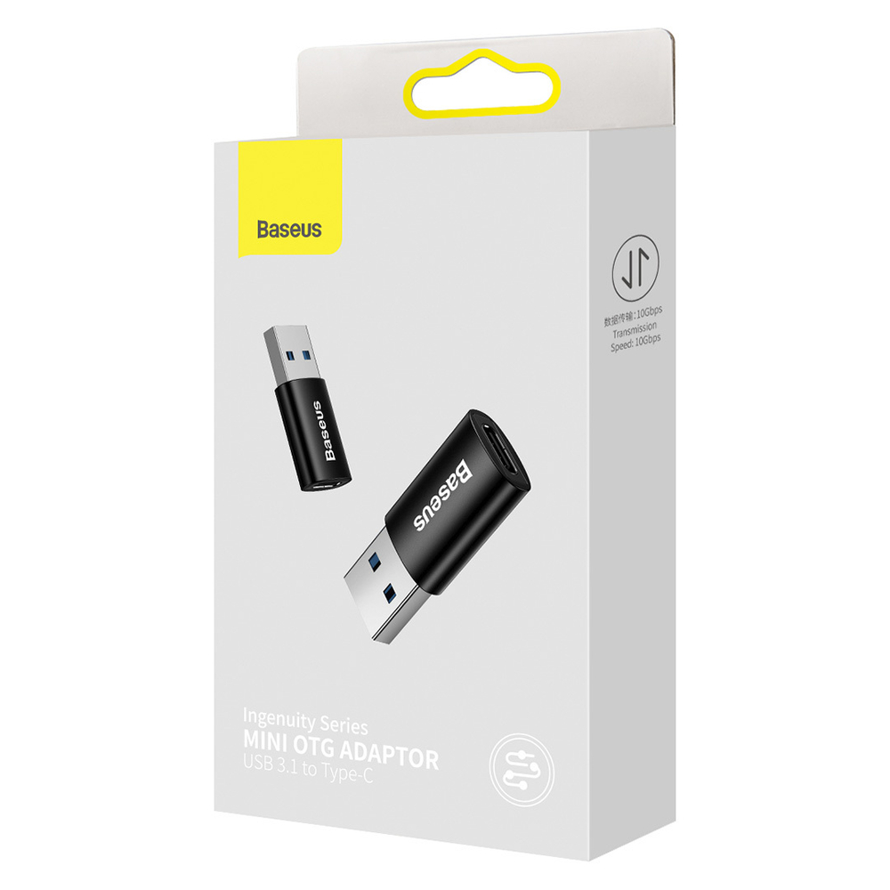 Адаптер Baseus Ingenuity Series Mini OTG Adaptor USB 3.1 to Type-C