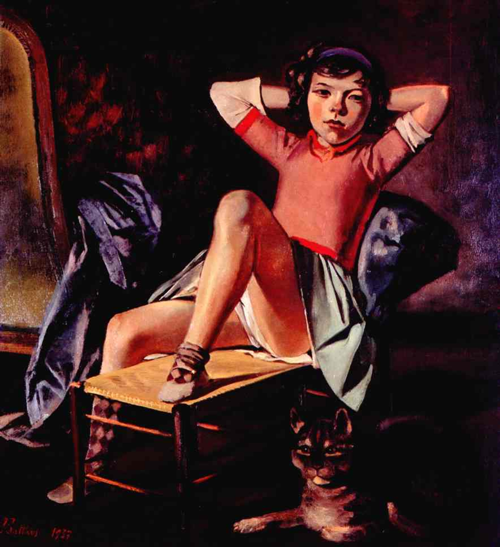 Balthus (1908-2001) - эротическое искусство французского художника Бальтазара Клоссовского де Рола. 16+