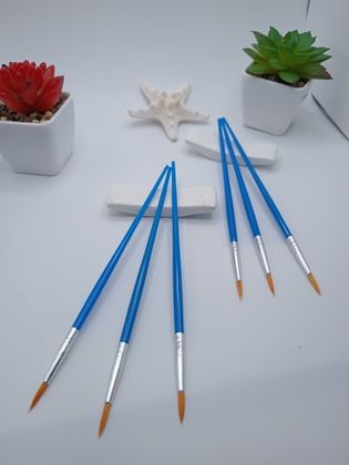 Купить оптом K008 Кисть 2H-100 шт, синтетика, тонкая (13 см, короткая) в Москве