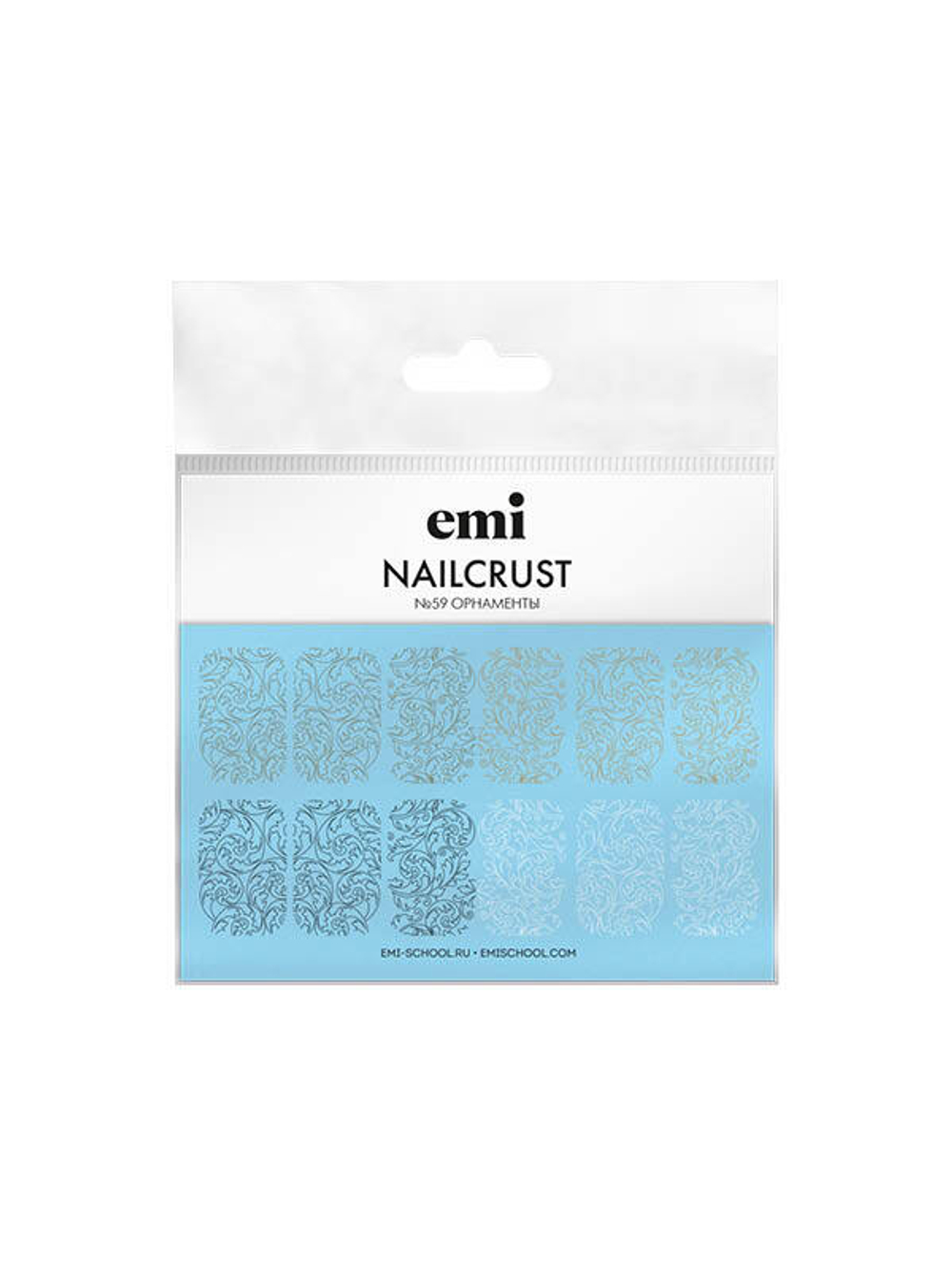 NAILCRUST Трафареты-слайдеры №59 Орнаменты