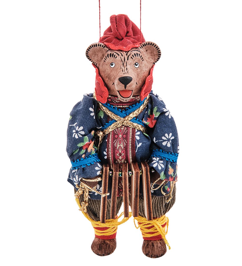 RK-875/2 Кукла подвесная «Медведь в колпаке с трещоткой»