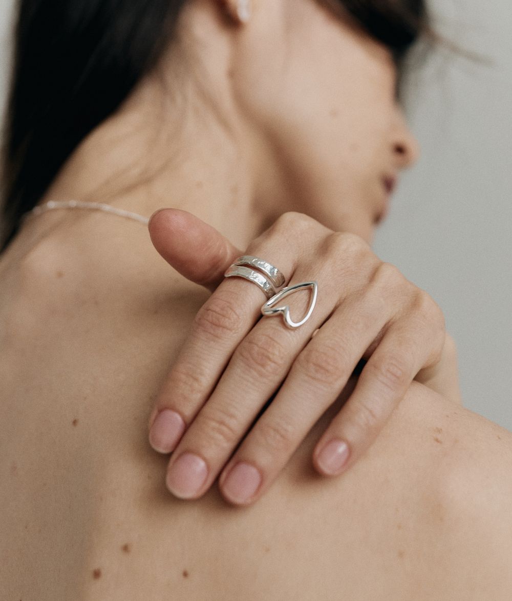 Кольцо Love, разъемное