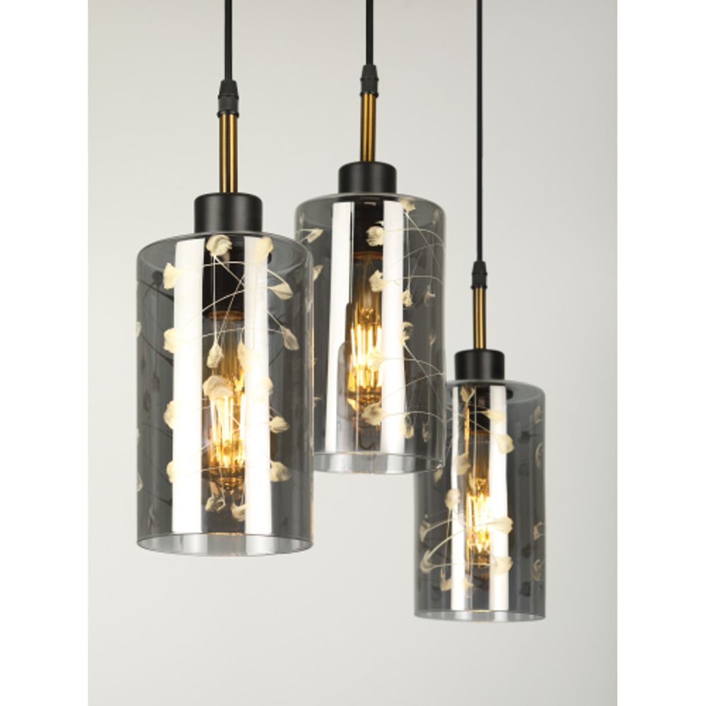 Светильник подвесной (подвес) Rivoli Eileen 9154-203 3хЕ27 60 Вт модерн | Rivoli