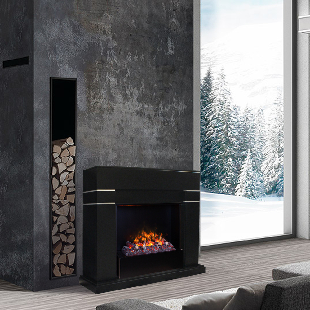 Каминокомплект Real Flame Lindelse 26 BLM с очагом 3D Cassette 630