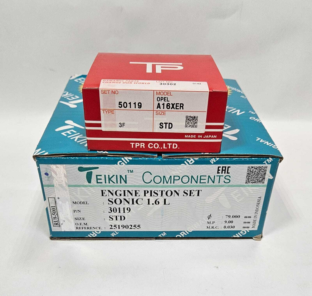 Поршни Teikin с кольцами TP STD Z16XER, A16XER