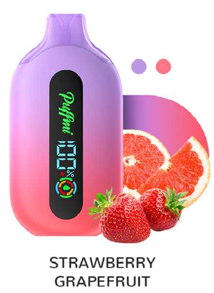 Puffmi Pure Strawberry grapefruit - клубника-грейпфрут 12000 затяжек 20мг (2%)