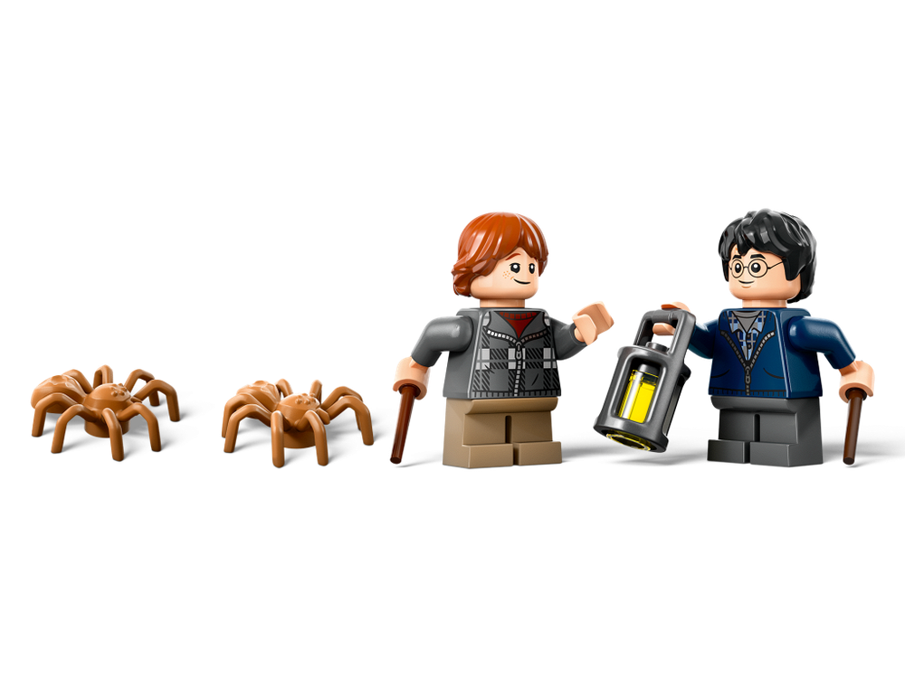 LEGO Harry Potter 76434 «Арагог в Запретном лесу» — сцена с гигантским пауком