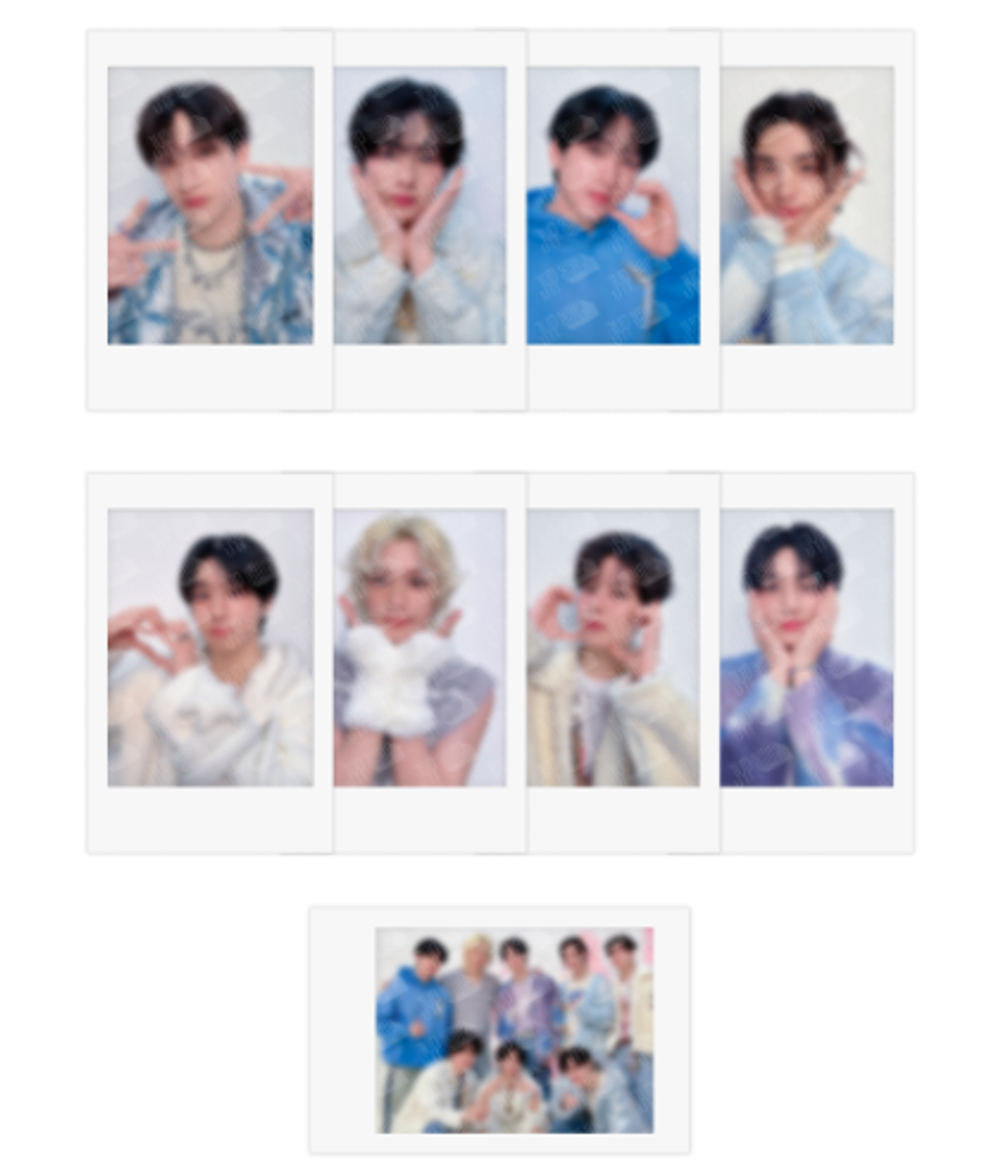 Stray Kids TINCASE POLAROID SET - SKZ 5'CLOCK