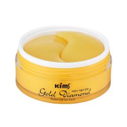 Гидрогелевые золотые патчи Kims Gold Diamond Hydro-Gel Eye Patch (60 шт. в баночке, размер L)