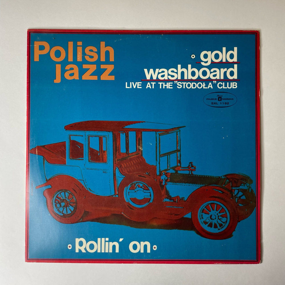 Винтажная виниловая пластинка LP Gold Washboard Live At The Stodola Club (Польша 1974)