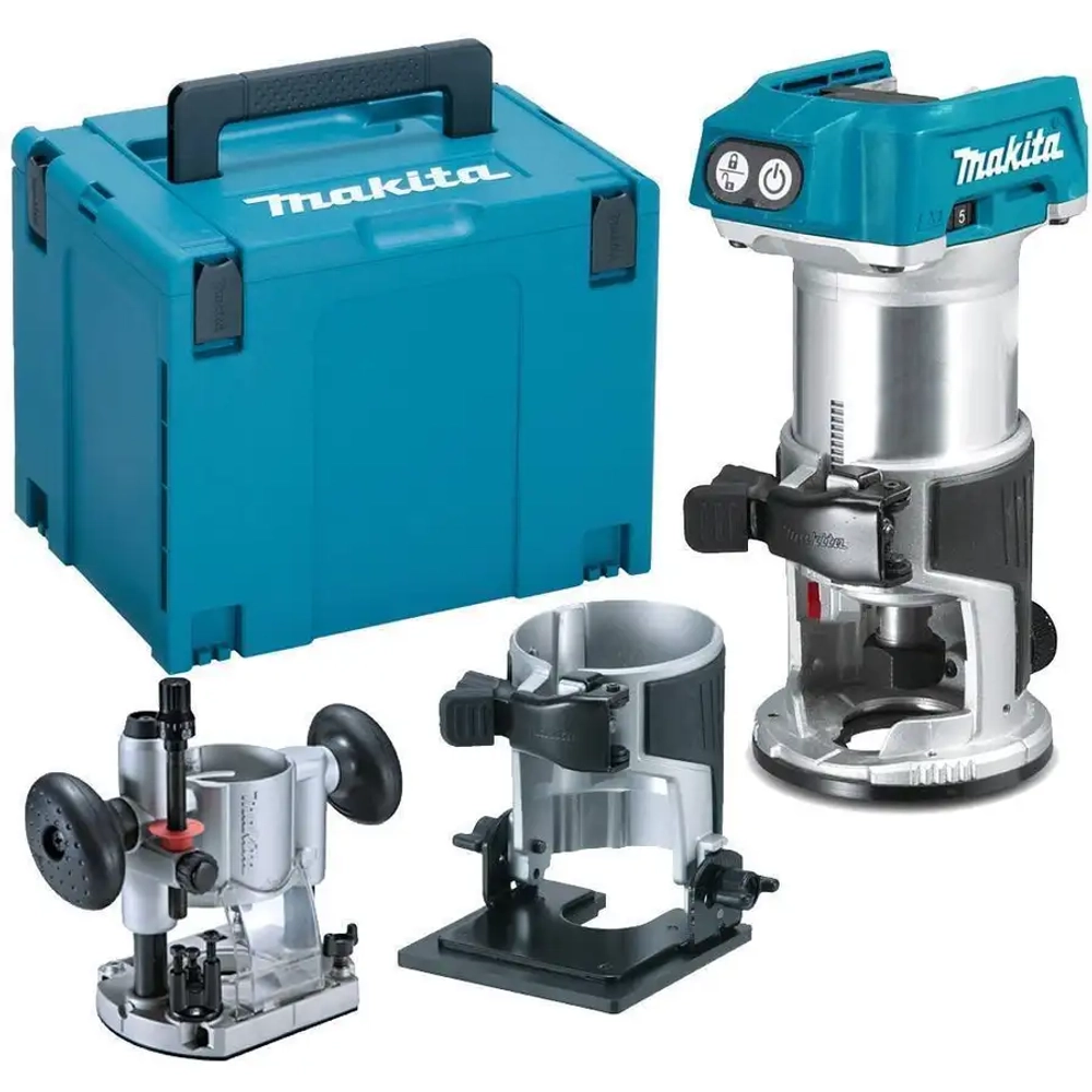 Аккумуляторный фрезер Makita DRT50ZJX2(R)