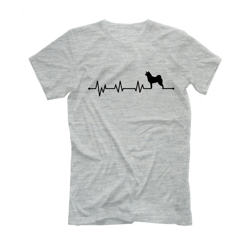 Футболка "Сиба - сердечный ритм"