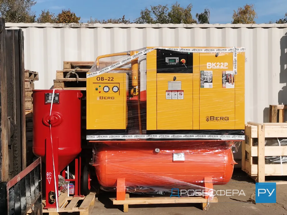 Винтовой компрессор Berg ВК-22PO-8-500-IP23