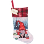 Носок новогодний «Лесовичок с леденцом» 19*34 см