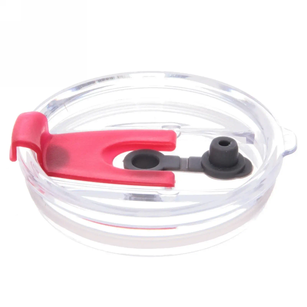 Кружка стеклянная 450мл с крышкой и трубочкой «Клубничка»