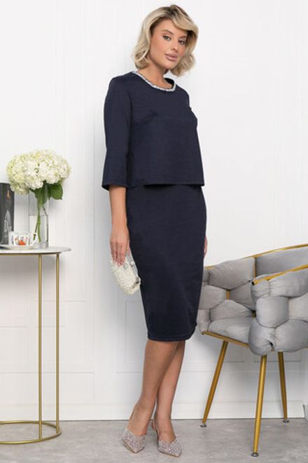 Костюм Леди люкс (синий) К14047-10М LT Collection
