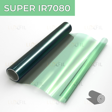 Пленка для окон атермальная SUPER IR7080 Green LUXFIL, рулон (размер 1,524x30м.)