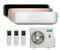Мульти сплит-система Hisense 3 x AMS-09UW4RVETG00(C,S,B) / AMW3-18U4RJA