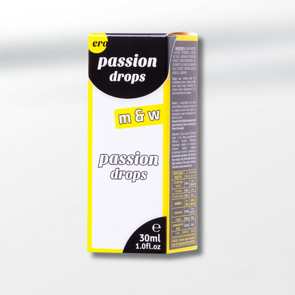 HOT Production Passion Drops (m+w) - Капли для мужчин и женщин, 30 мл.