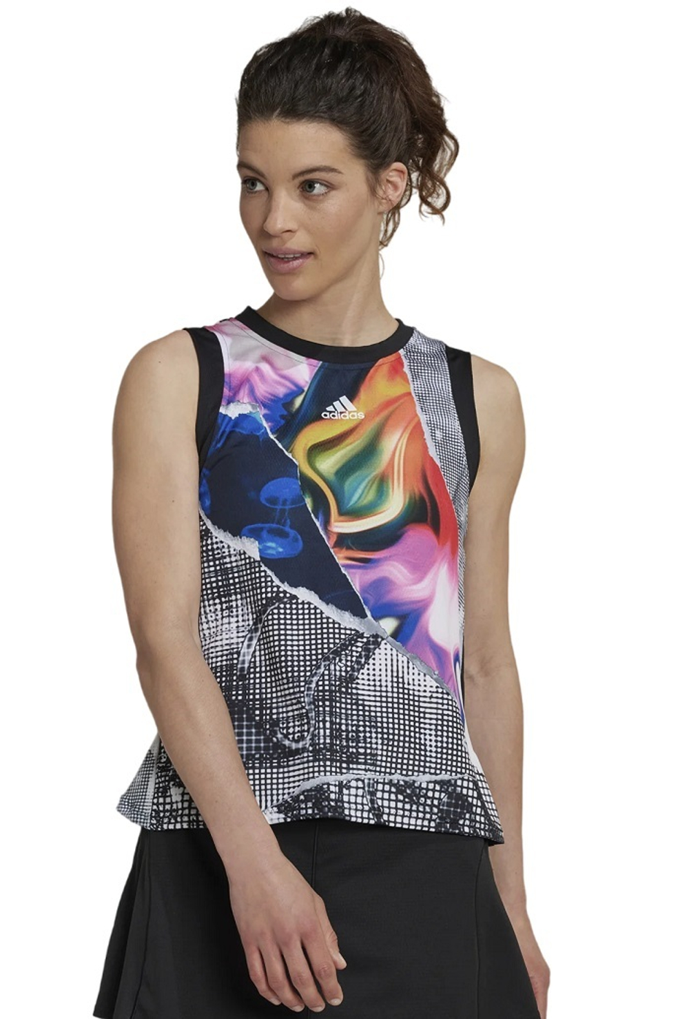 Женский топ теннисный Adidas Tennis US Series Match Tank Top - white