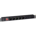 Блок розеток горизонтальный ExeGate ServerPro PDU-19H008 AL-5C135S-C14-SW