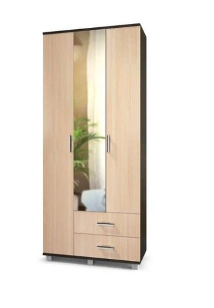 Шкаф трехстворчатый "Карина" К33 (венге/дуб млечный), ЛДСП, Модериум, г. Ижевск