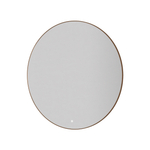 Зеркало круглое Armadi Art Modern D80см 545-80-BRB подсветка, диммер, антизапотевание, BRUSHED BRONZE
