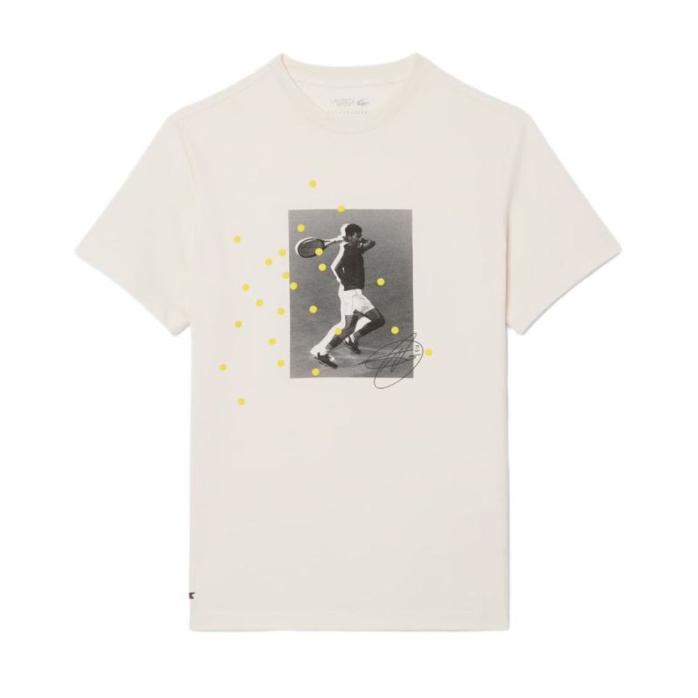 Мужская теннисная футболка Lacoste Tennis x Novak Djokovic Graphic - lapland