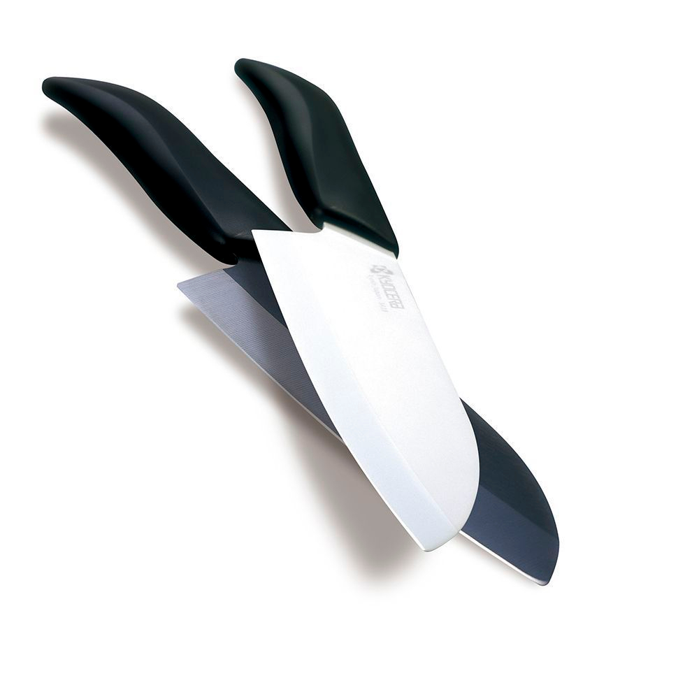 Нож поварской Шеф 16см Kyocera FK Series Black&White Япония дизайн