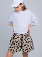 Шорты юбка для девочки, плотные