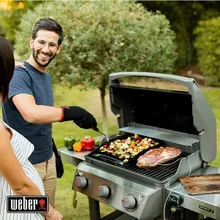 Газовый гриль Weber Spirit II Е-310 GBS, 3 горелки, чёрный