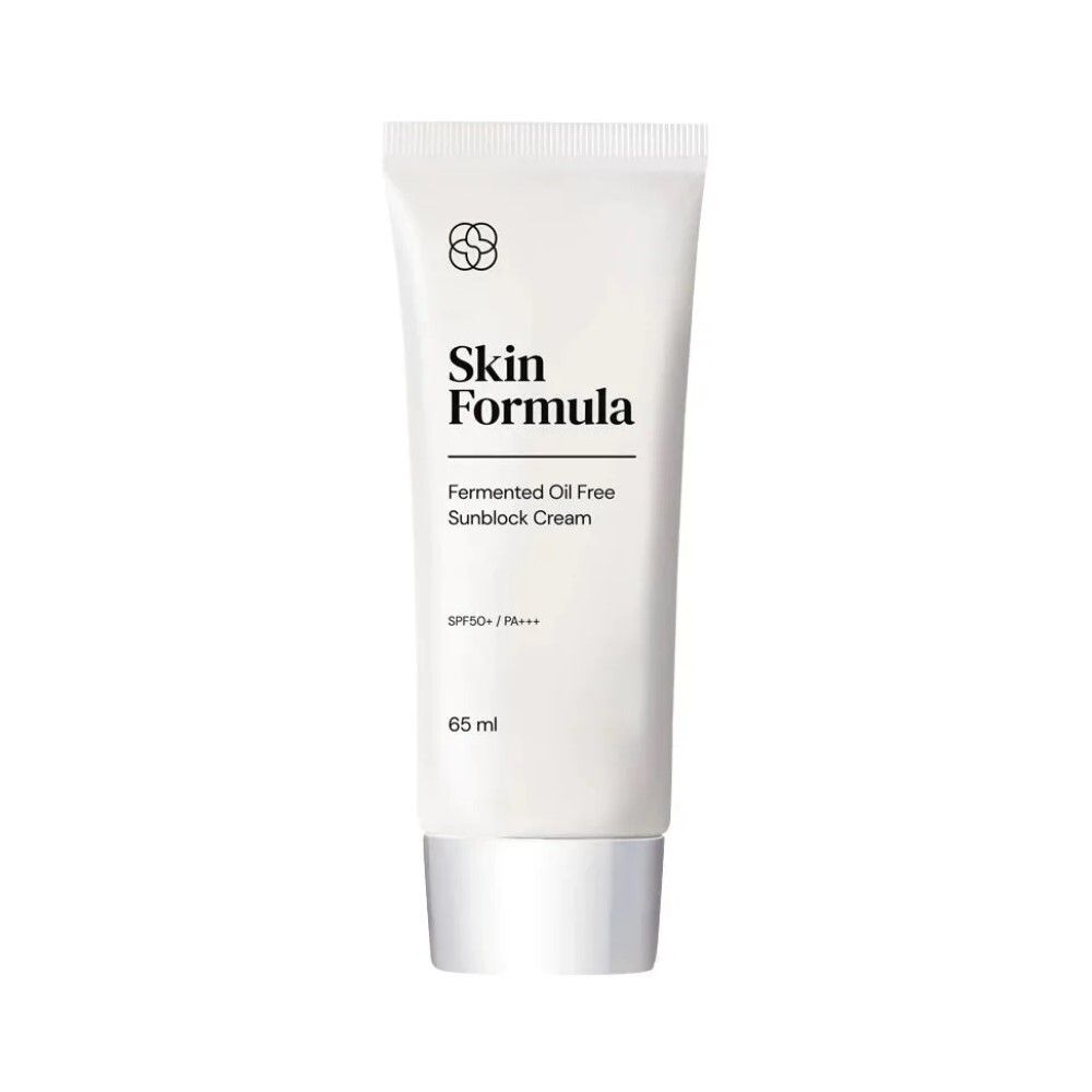 Skin Formula Fermented Oil Free Sunblock Cream SPF50+ PA+++ Солнцезащитный крем c увлажняющим и успокаивающим действием, 65 мл