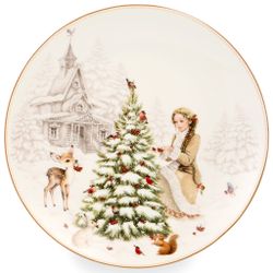 ТАРЕЛКА ЗАКУСОЧНАЯ LEFARD "МОРОЗКО" 20,5 СМ (КОР=18ШТ.)