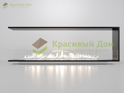 Торцевой биокамин 1500